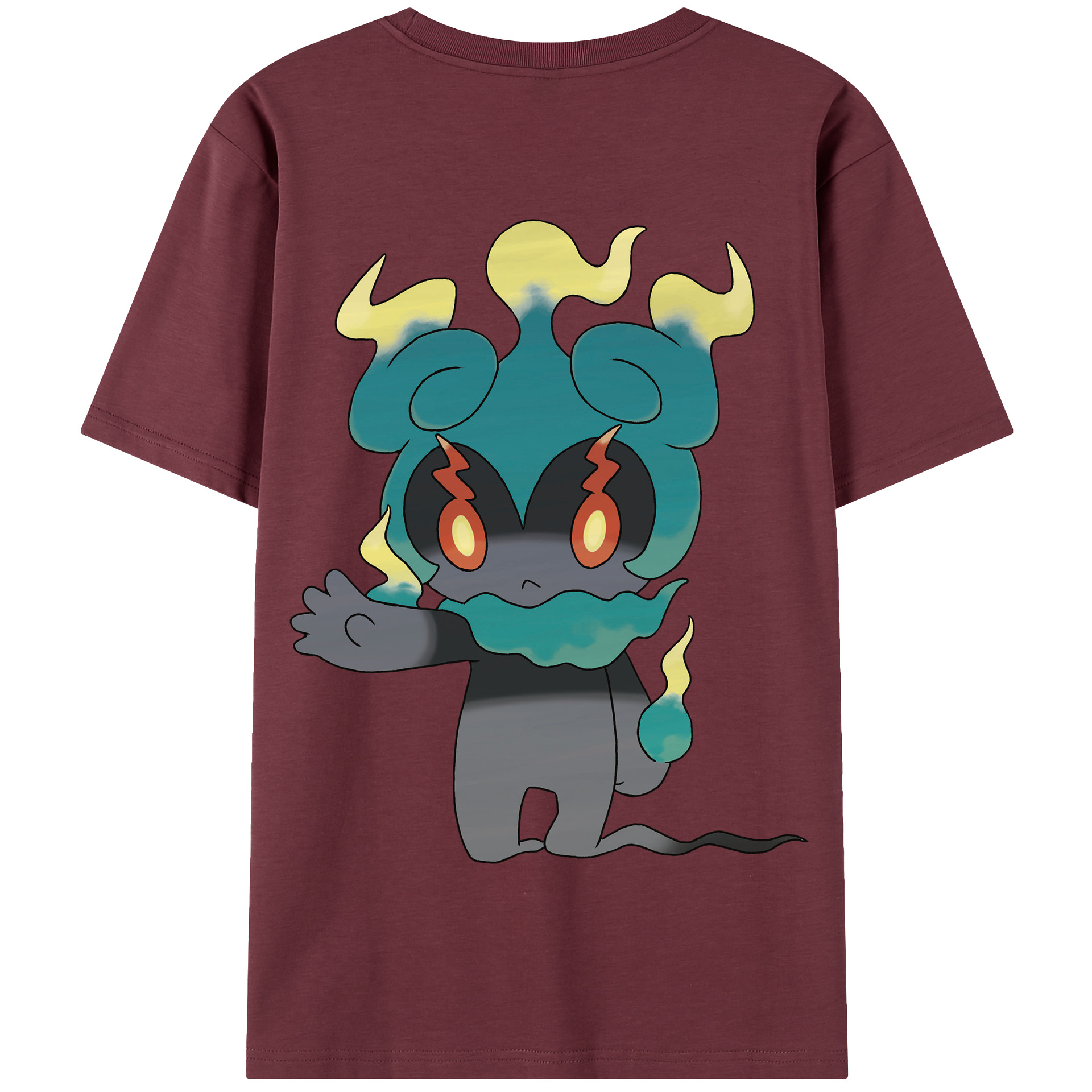 （画像用） ポケットモンスター Pokémon 綿100％半袖Tシャツ（背面プリント）